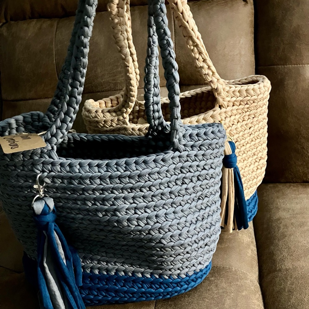 Handcrafted Tassel Tote Bag